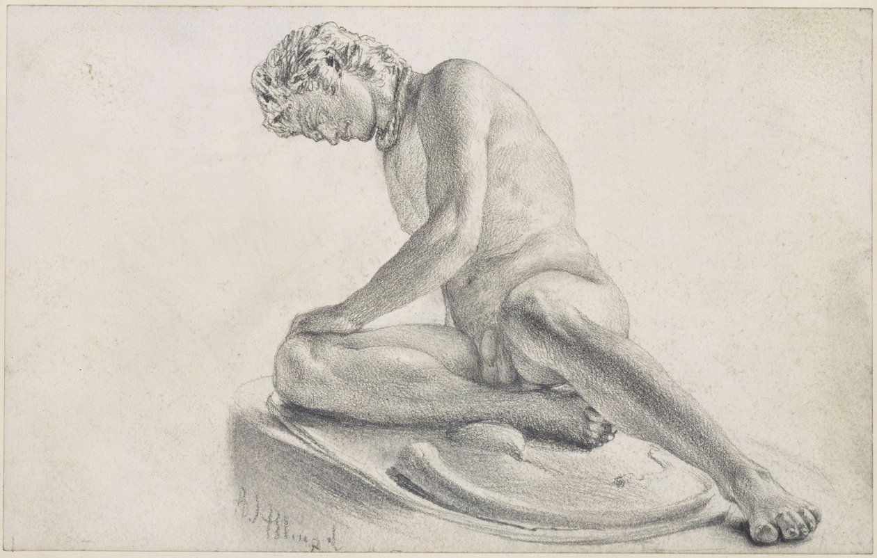 The Dying Gaul by Adolph Menzel