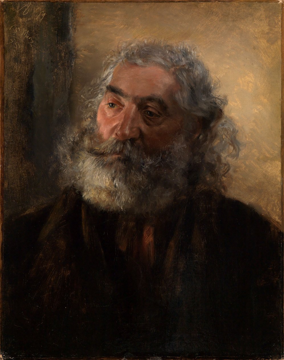 Head Study by Adolph Menzel