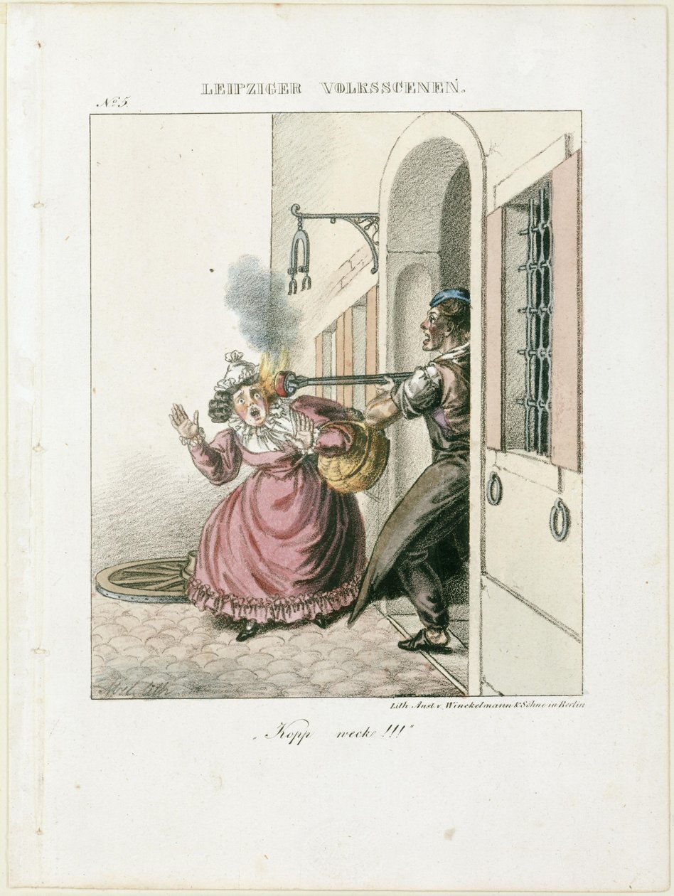 "Kopp weck!" from Leipzig Folk Scenes by Adolph Menzel