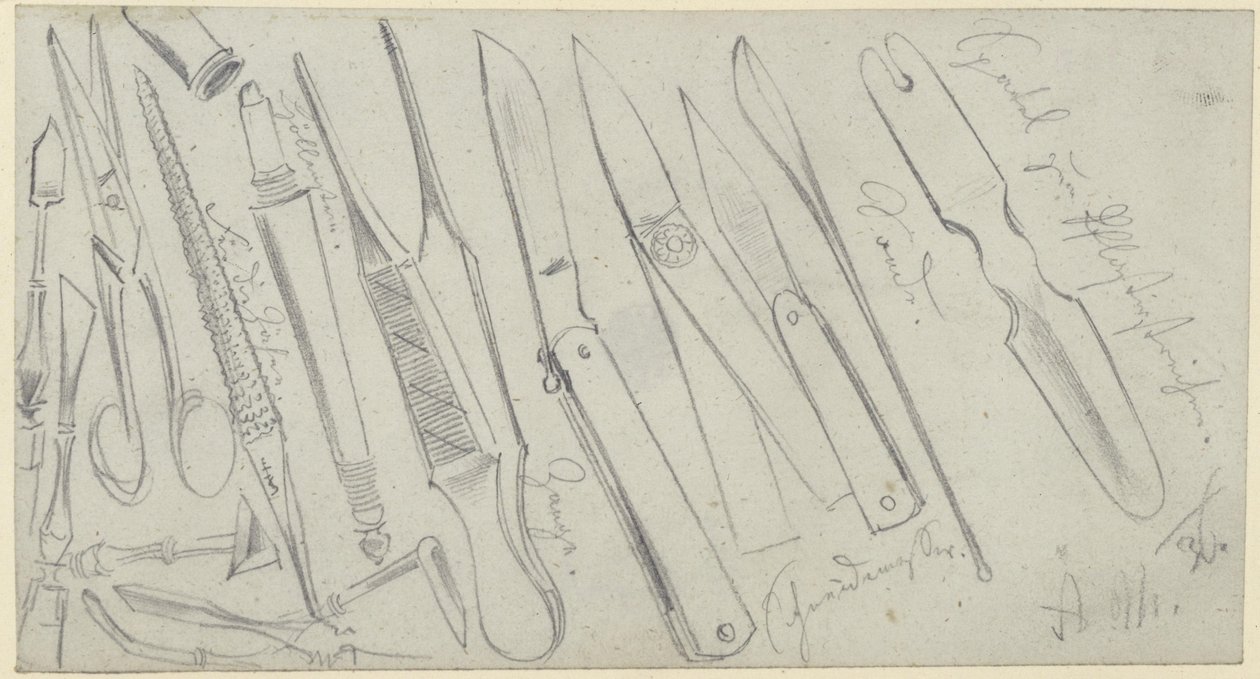 Medical Instruments by Adolph Menzel
