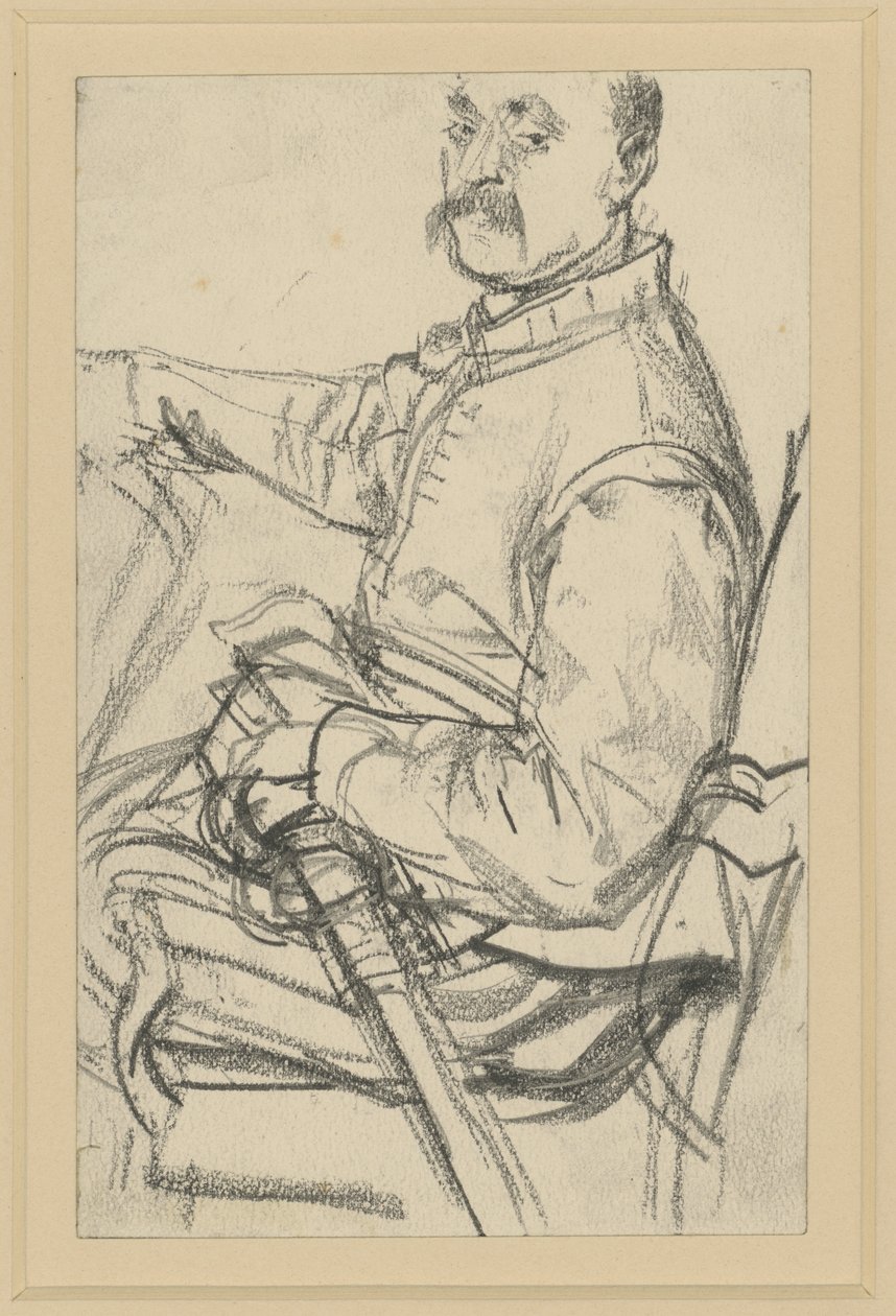Model in the Ceremonial Dress of Elector Johann Georg I of Saxony, Historical Museum, Dresden by Adolph Menzel