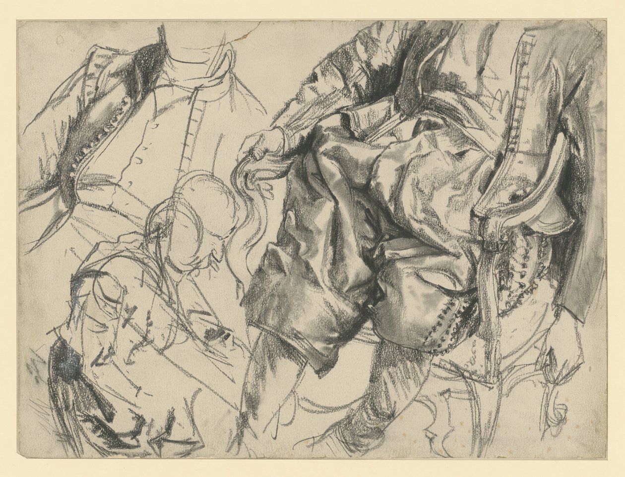 Model in Ceremonial Dress of Elector Johann Georg I of Saxony in Three Views, Historical Museum, Dresden by Adolph Menzel