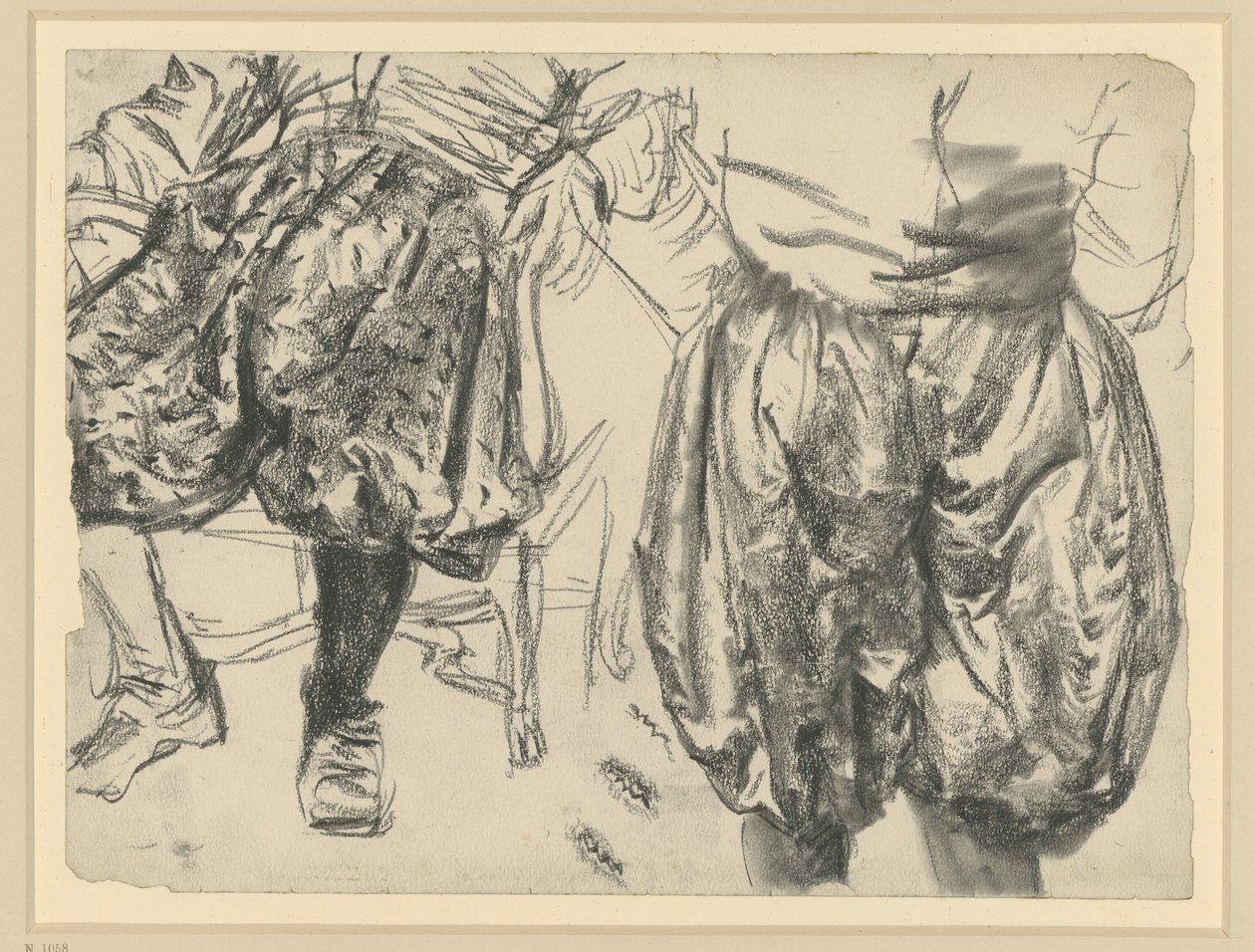 Model in Ceremonial Dress of Elector Johann Georg I of Saxony in Two Views, Historical Museum, Dresden by Adolph Menzel