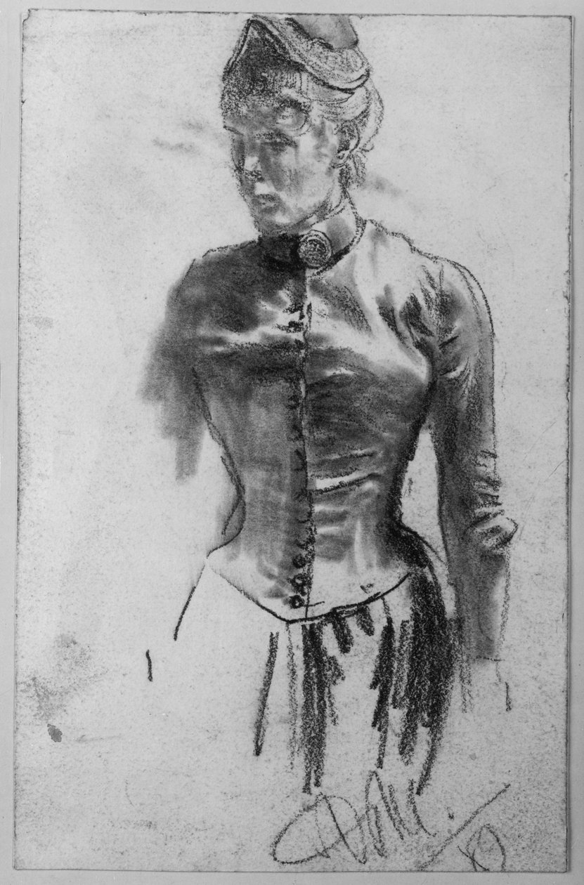 Standing Woman by Adolph Menzel