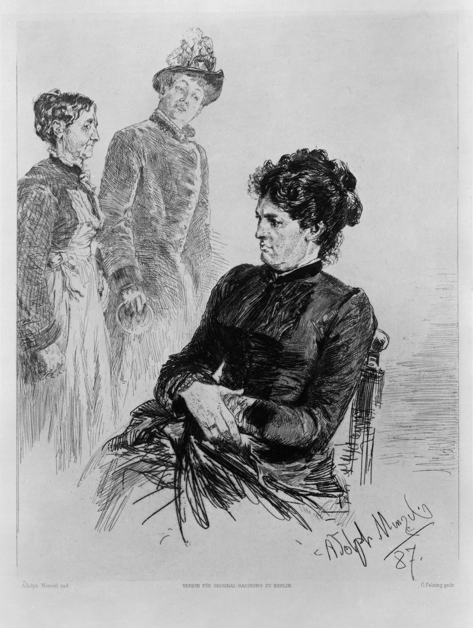 Silent Participation. For the Association for Original Etching in Berlin. Booklet 2 by Adolph Menzel