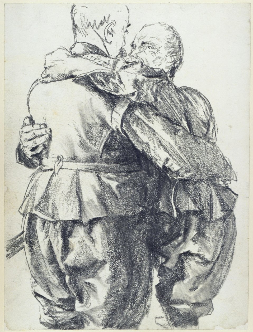 Two Models with Garments of Elector Johann Georg I of Saxony in the Historical Museum in Dresden by Adolph Menzel