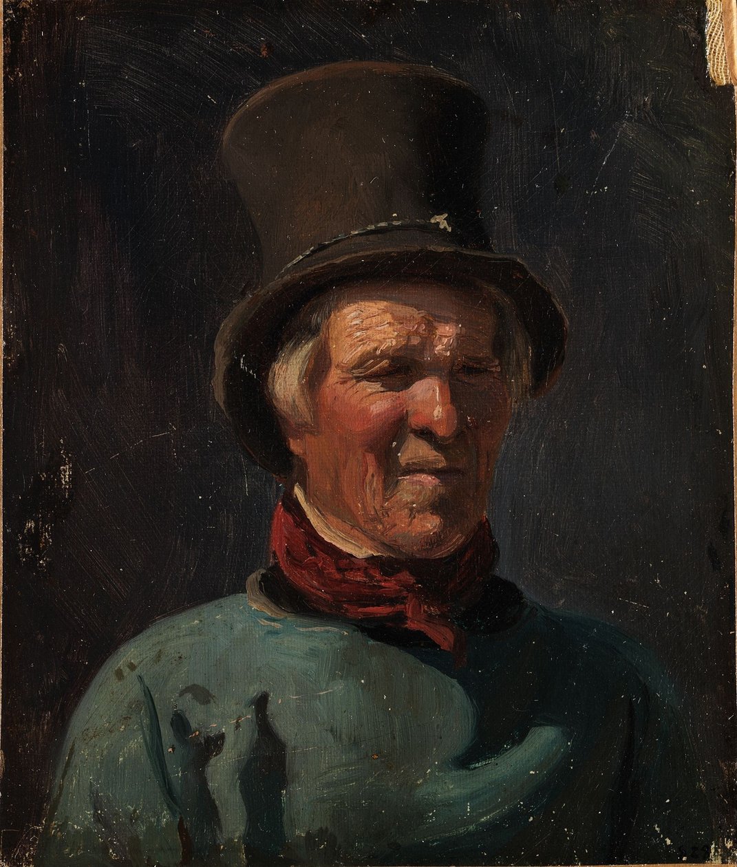 Man with Hat by Adolph Tidemand