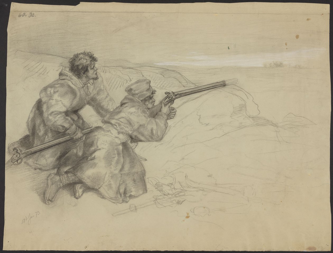 Reindeer Hunt by Adolph Tidemand