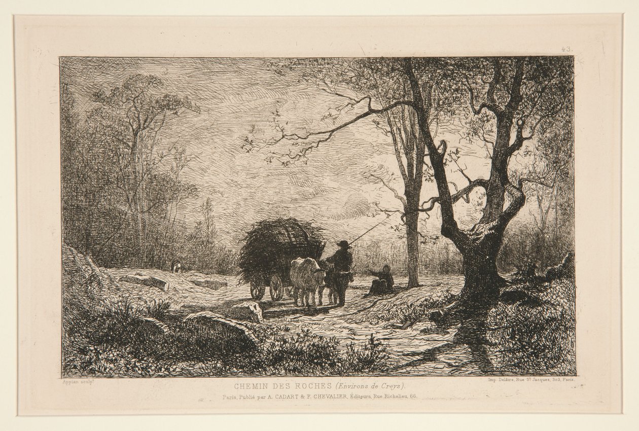 Path of the Rocks (near Creys) by Adolphe Appian