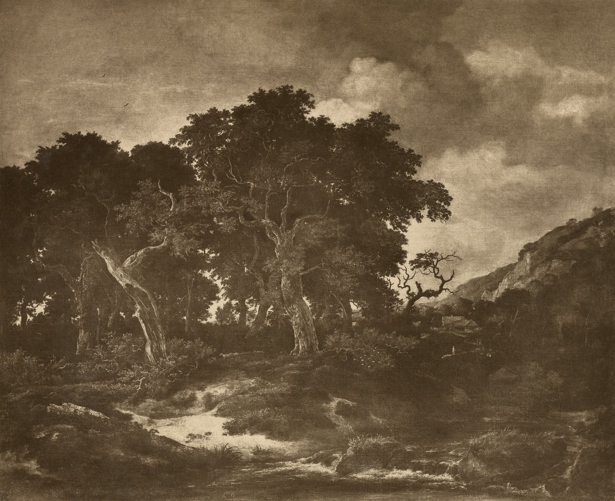 Landscape by Adolphe Braun