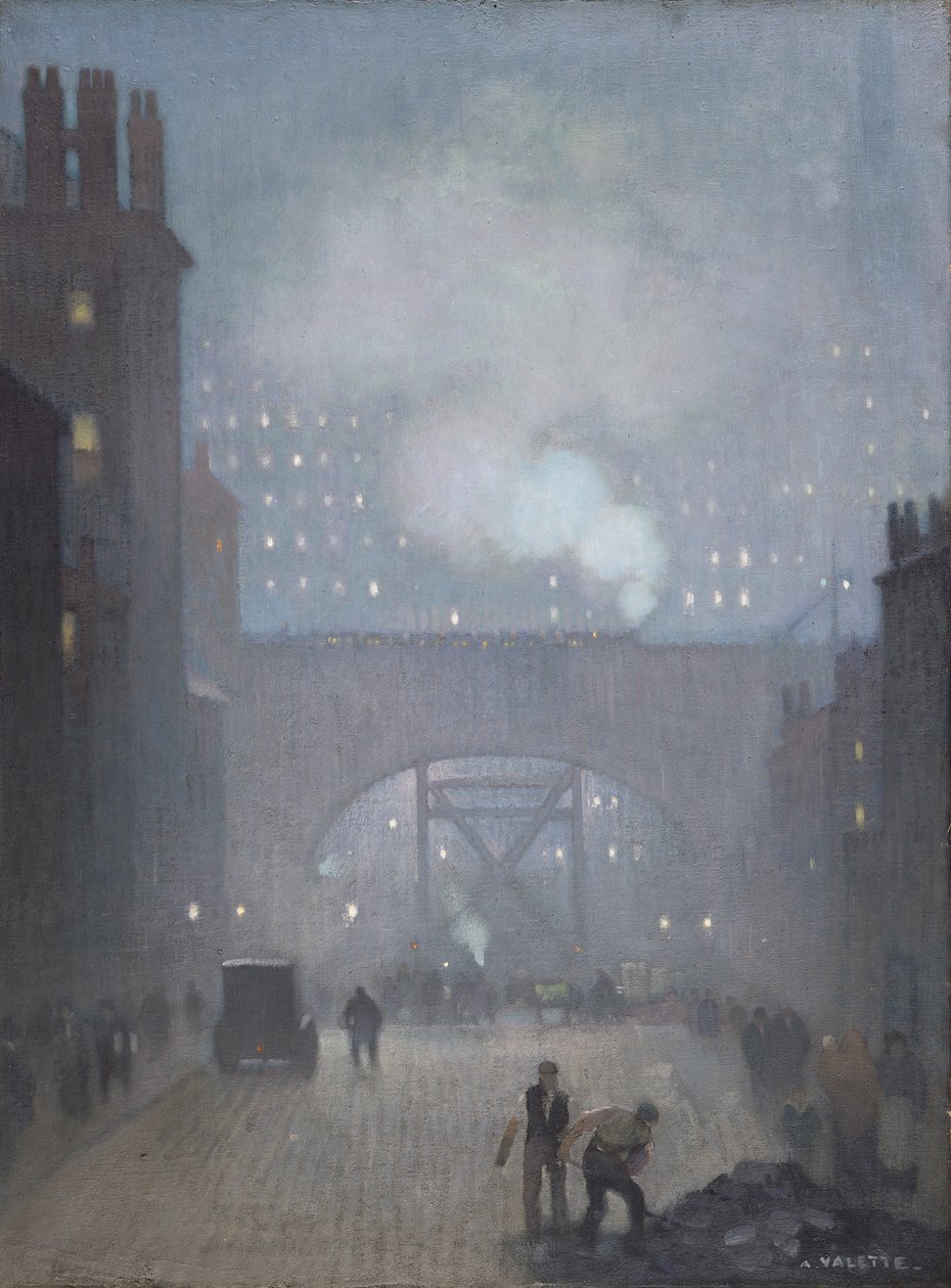 York Street Leading to Charles Street, Manchester by Adolphe Valette