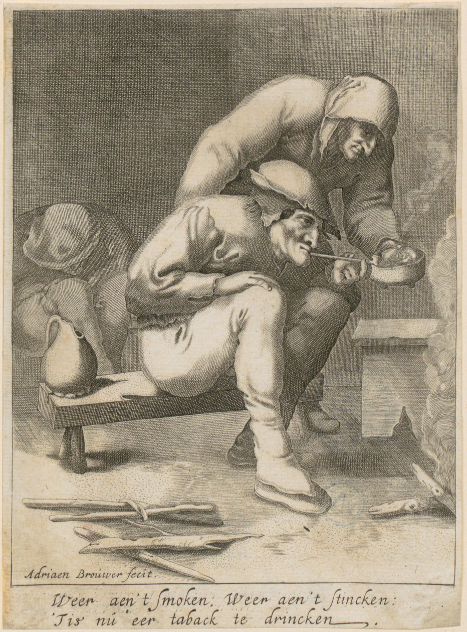 Pipe Smoker by Adriaen Brouwer