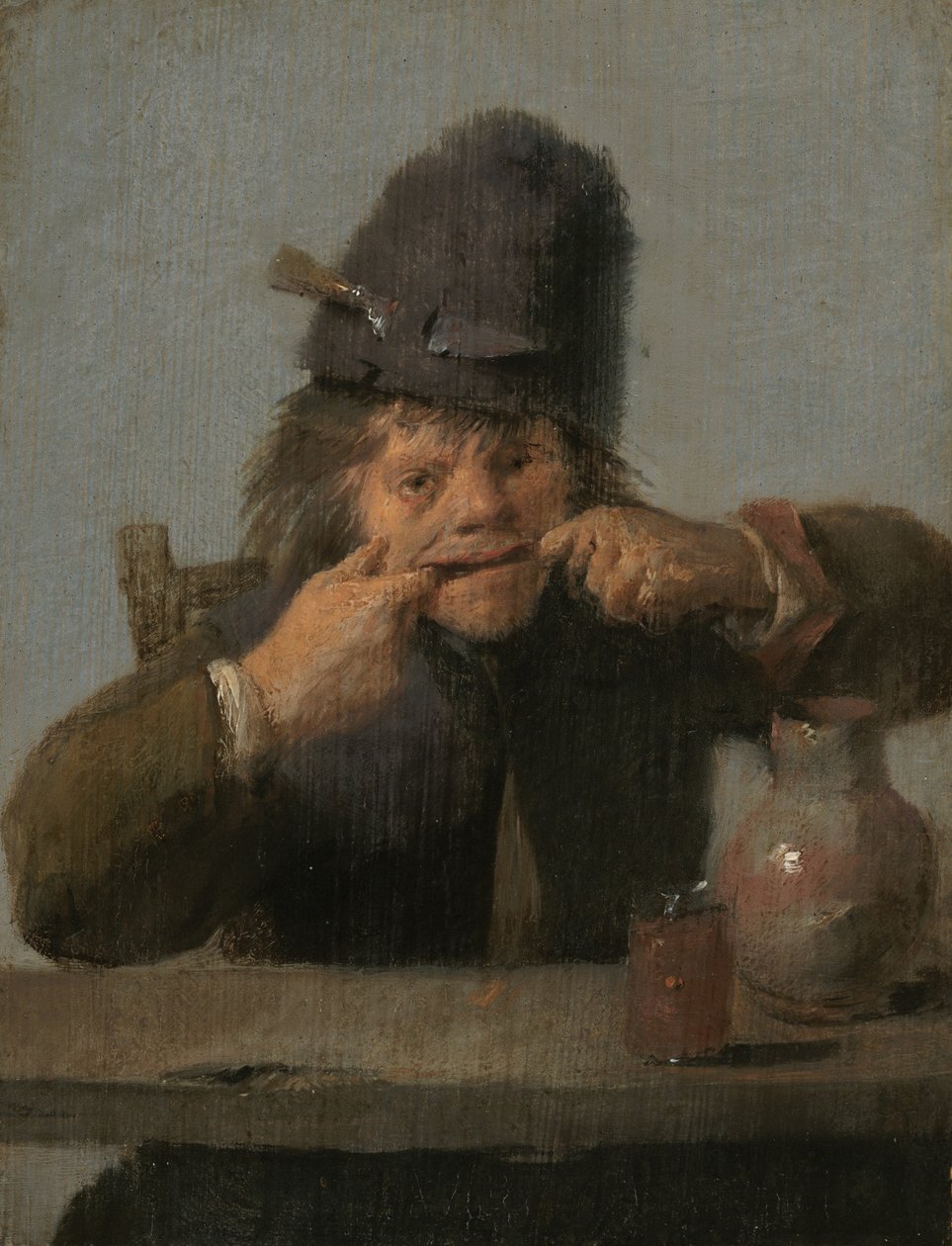 Youth Making a Face, c. 1632-1635 by Adriaen Brouwer