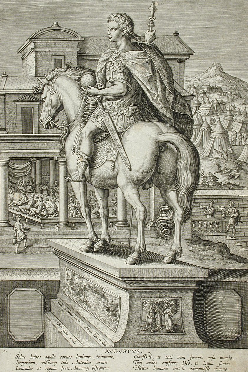 Augustus by Adriaen Collaert