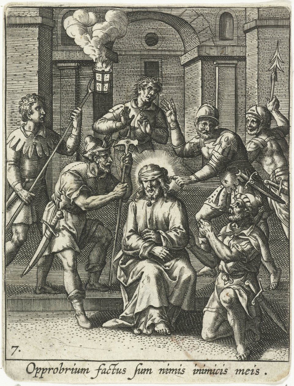 Mocking of Christ by Adriaen Collaert