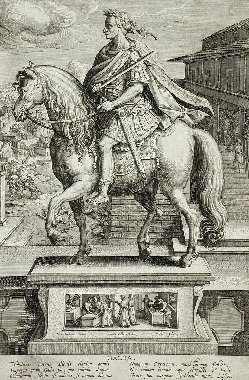 Galba by Adriaen Collaert