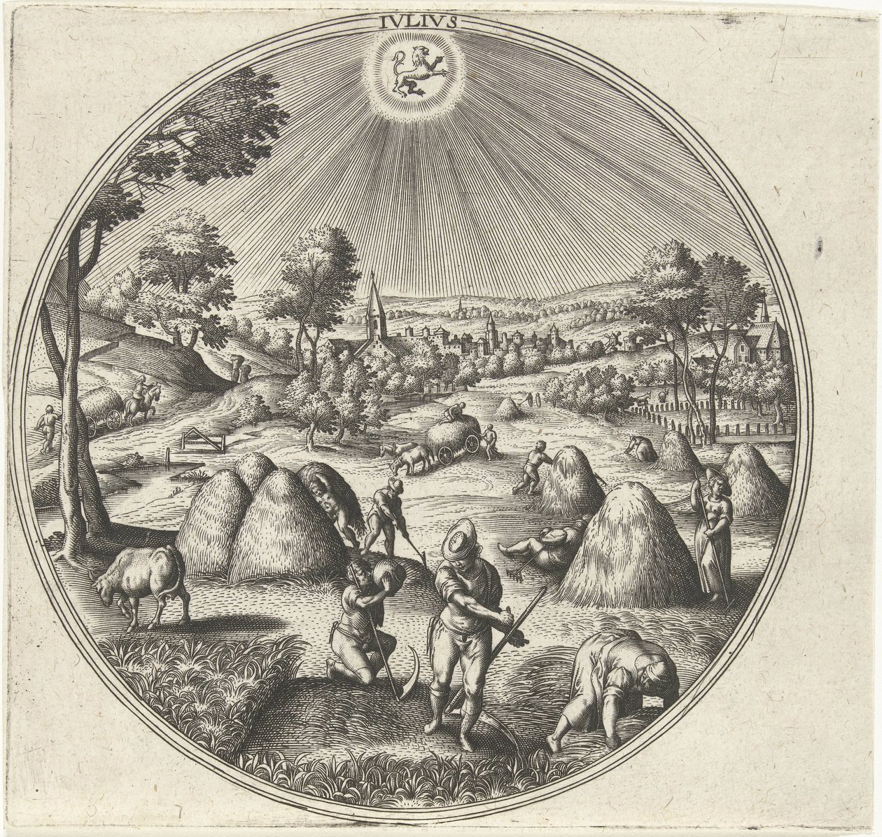 July by Adriaen Collaert