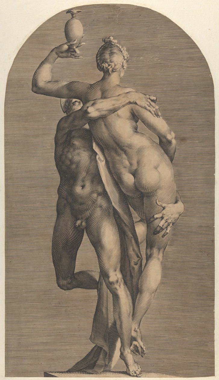 Mercury Abducting Psyche, ca. 1622 by Adriaen Collaert