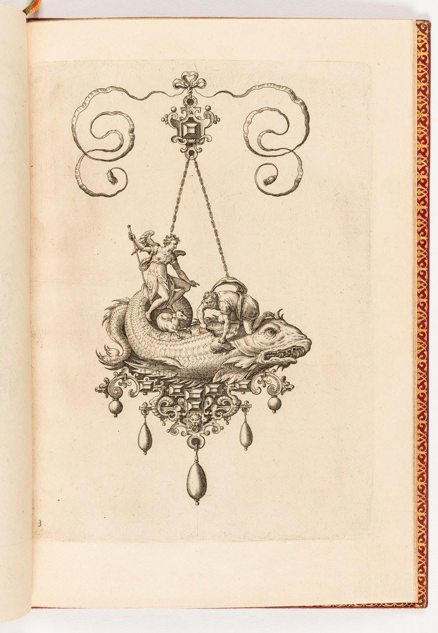 Plate 3, from Bullarum Inaurium etc. Archetypi Artificiosi Pars Altera by Adriaen Collaert