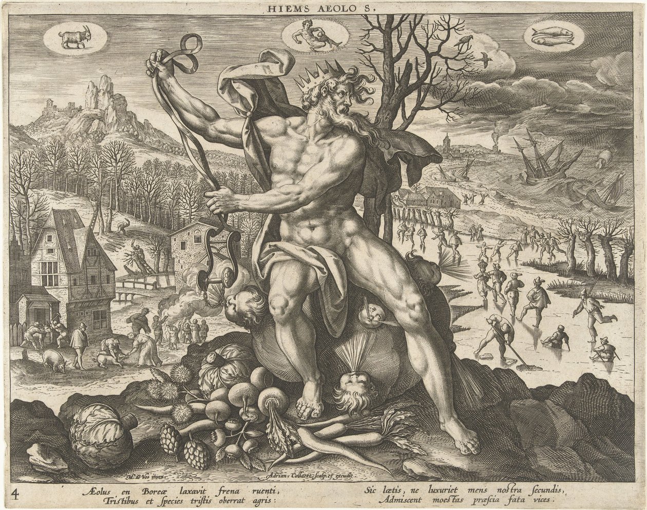 Winter by Adriaen Collaert