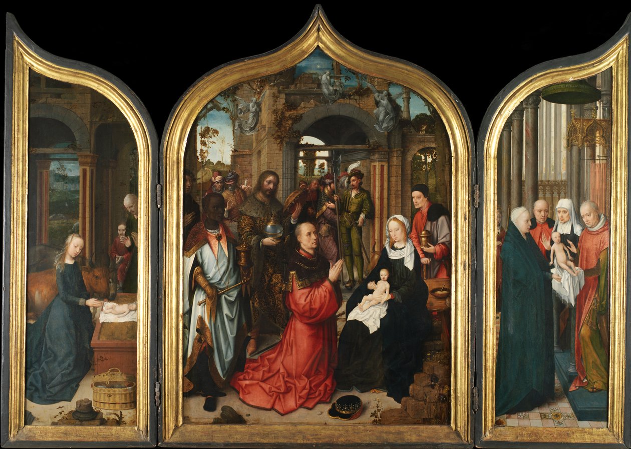 Triptych, c.1510-12 by Adriaen Isenbrandt or Isenbrant