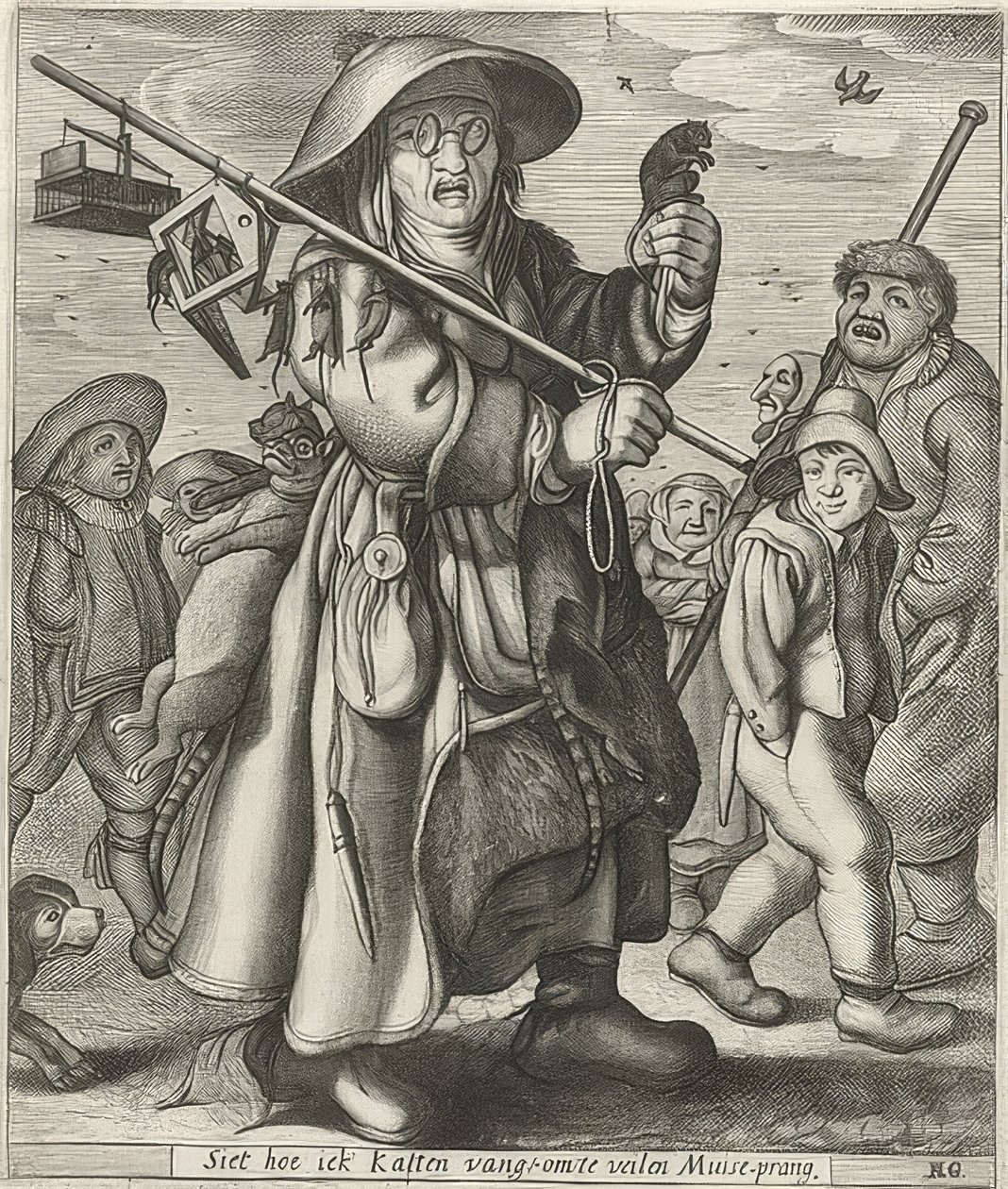 Mouse Catcher by Adriaen Matham