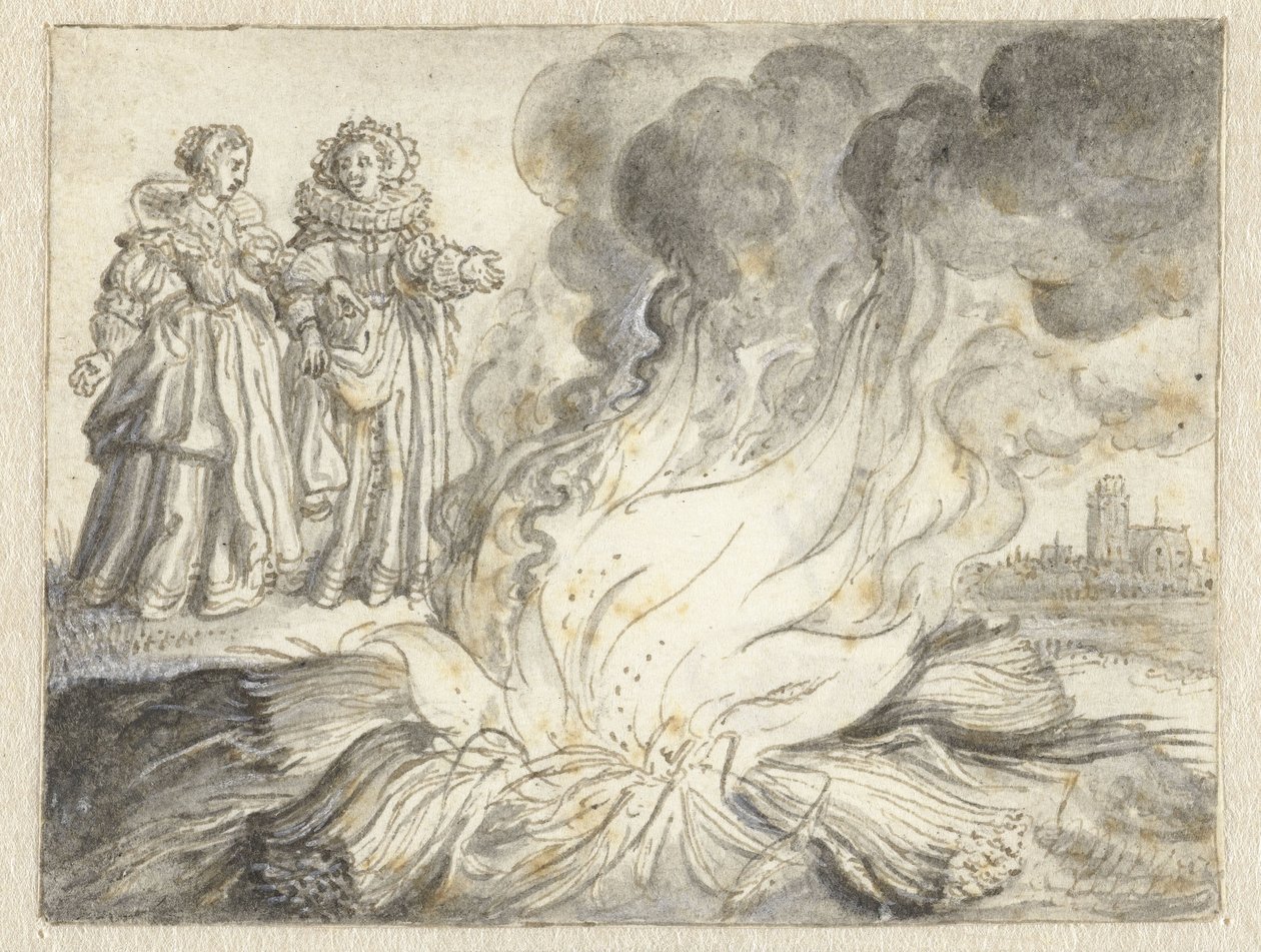 “Passion is the Fire of Naught but Straw” by Adriaen Pietersz van de Venne