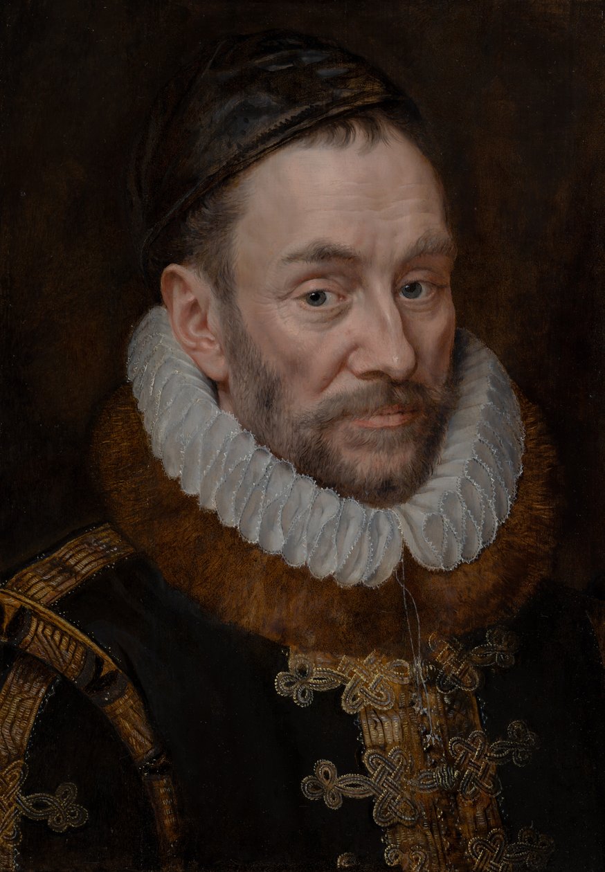 Portrait of William I (1533-1584), Prince of Orange by Adriaen Thomasz. Key