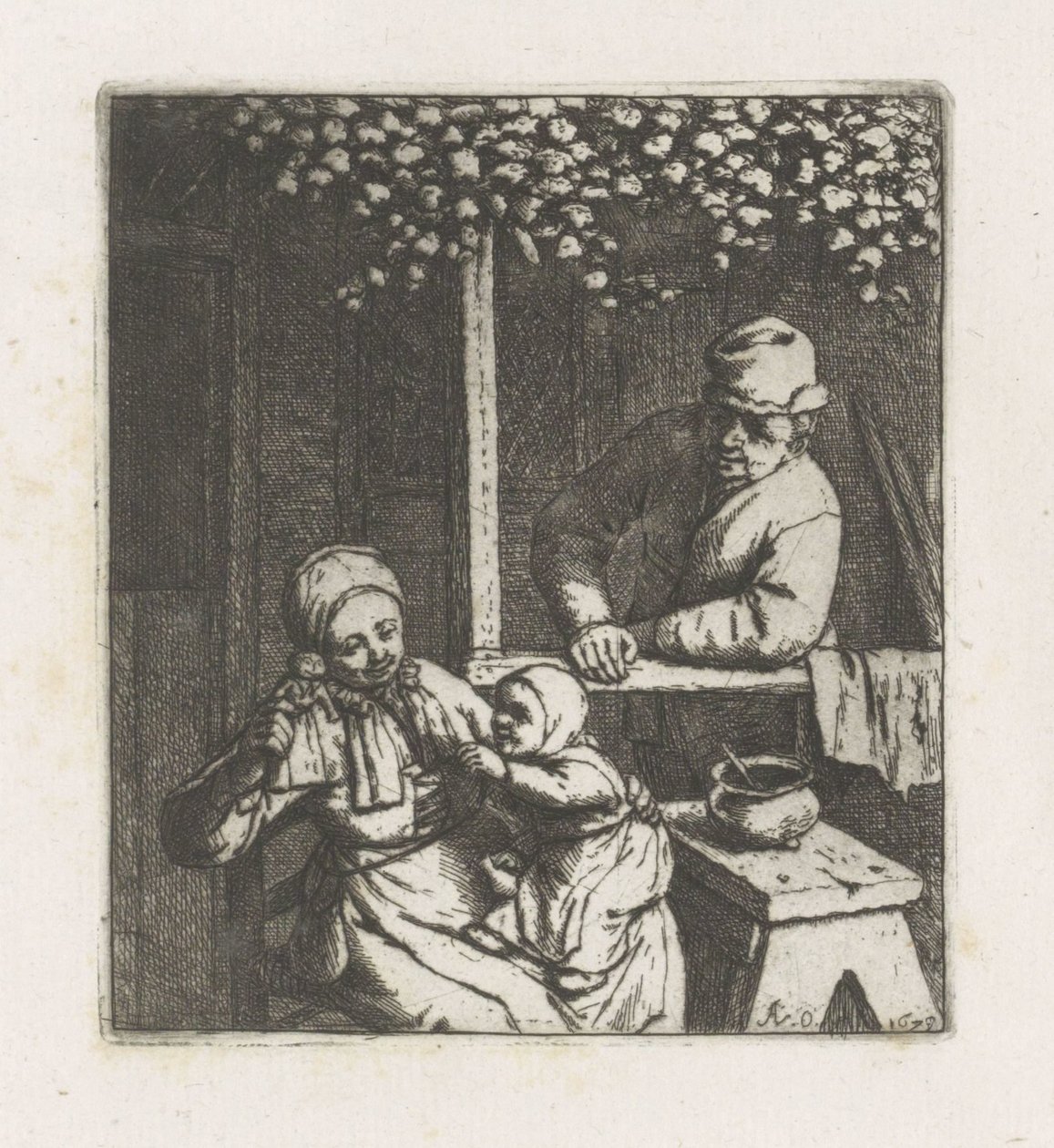 Child Reaching for a Doll by Adriaen van Ostade