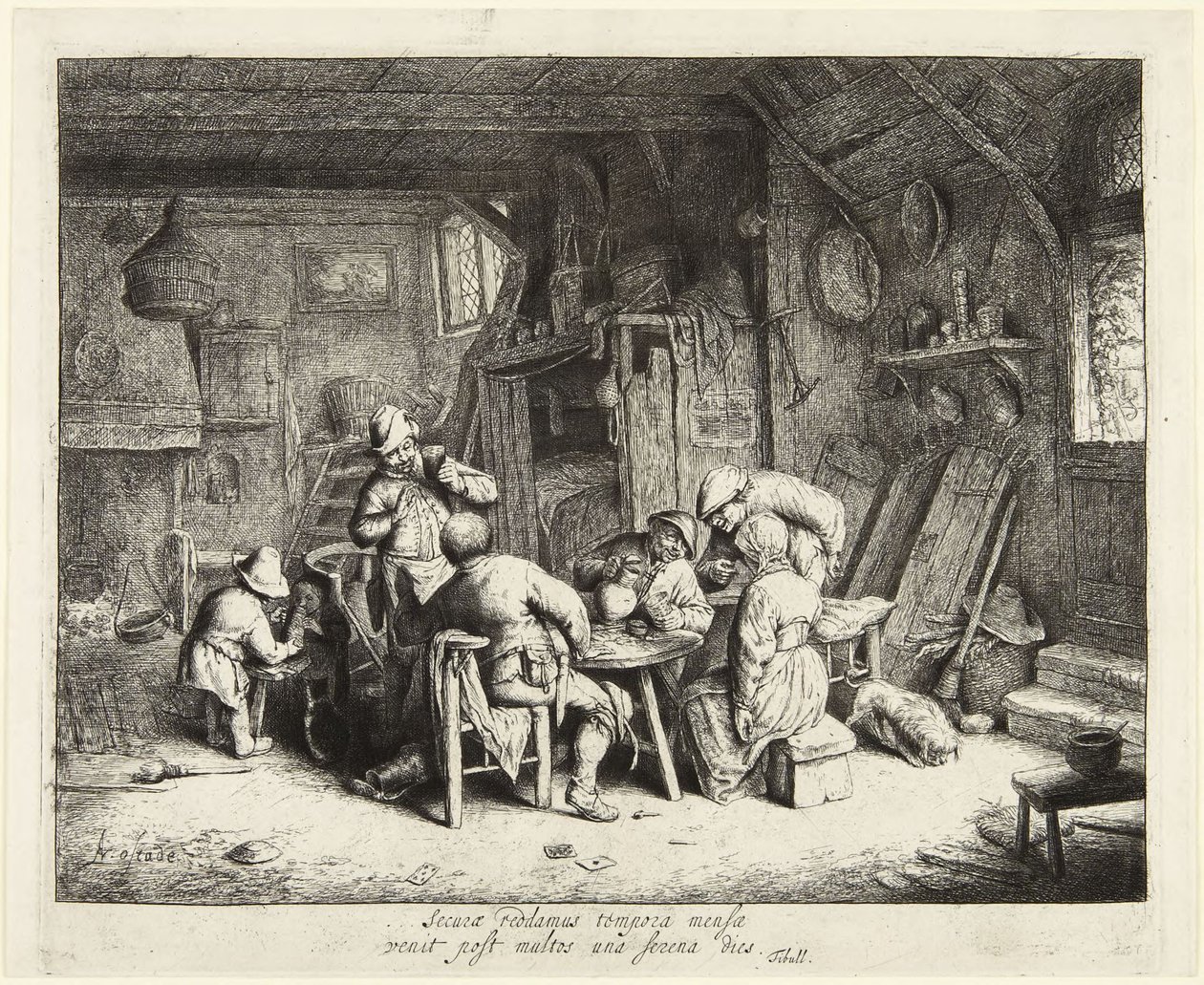 The Gourmet in Company (The Breakfast) by Adriaen van Ostade
