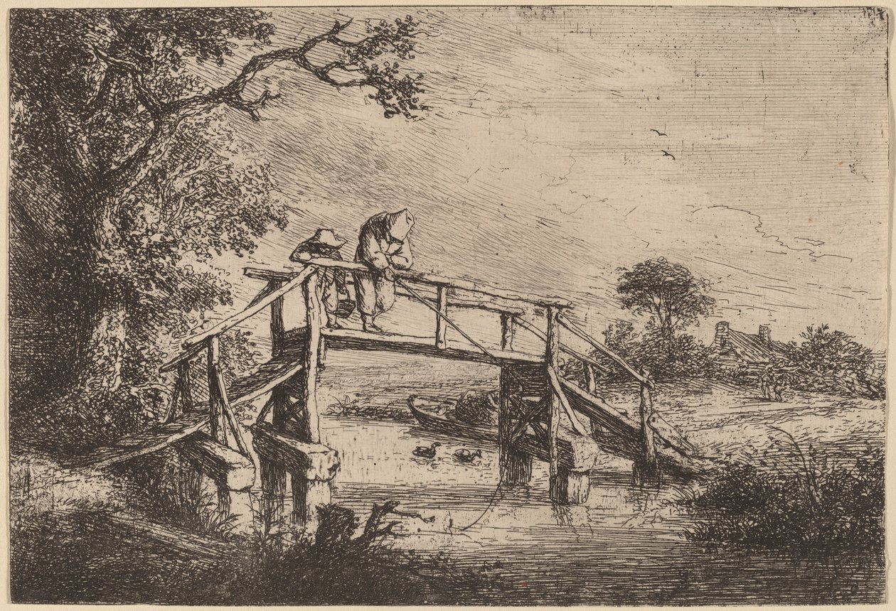 The Angler by Adriaen van Ostade