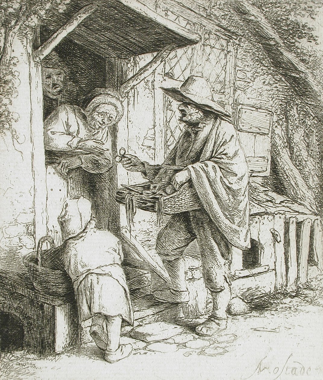 The Spectacle Seller by Adriaen van Ostade