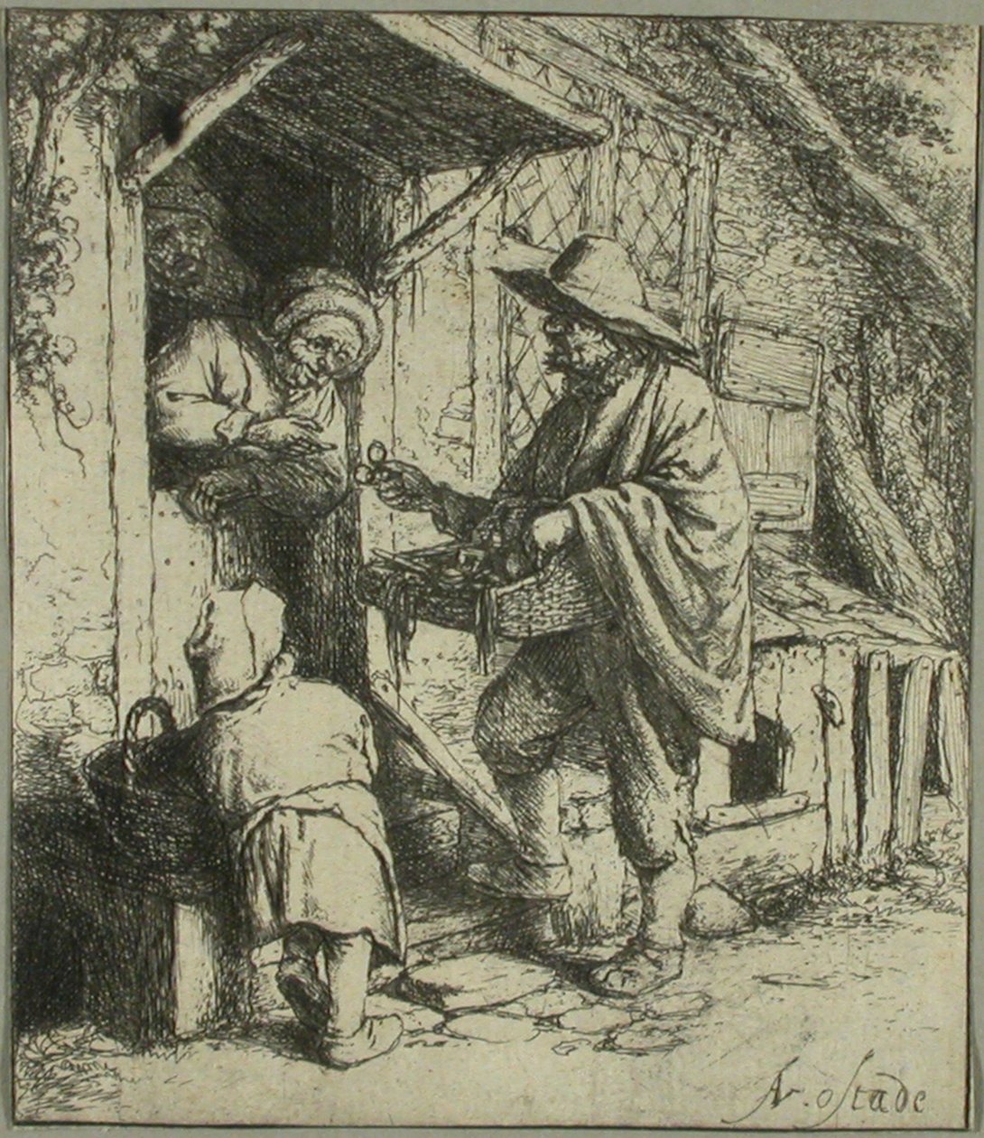 The Spectacle Seller by Adriaen van Ostade