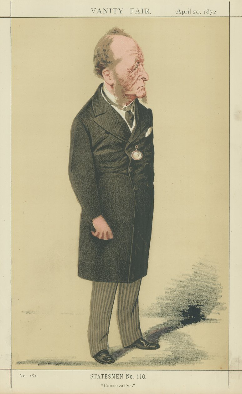 The Right Honourable Gathorne Hardy by Adriano Cecioni