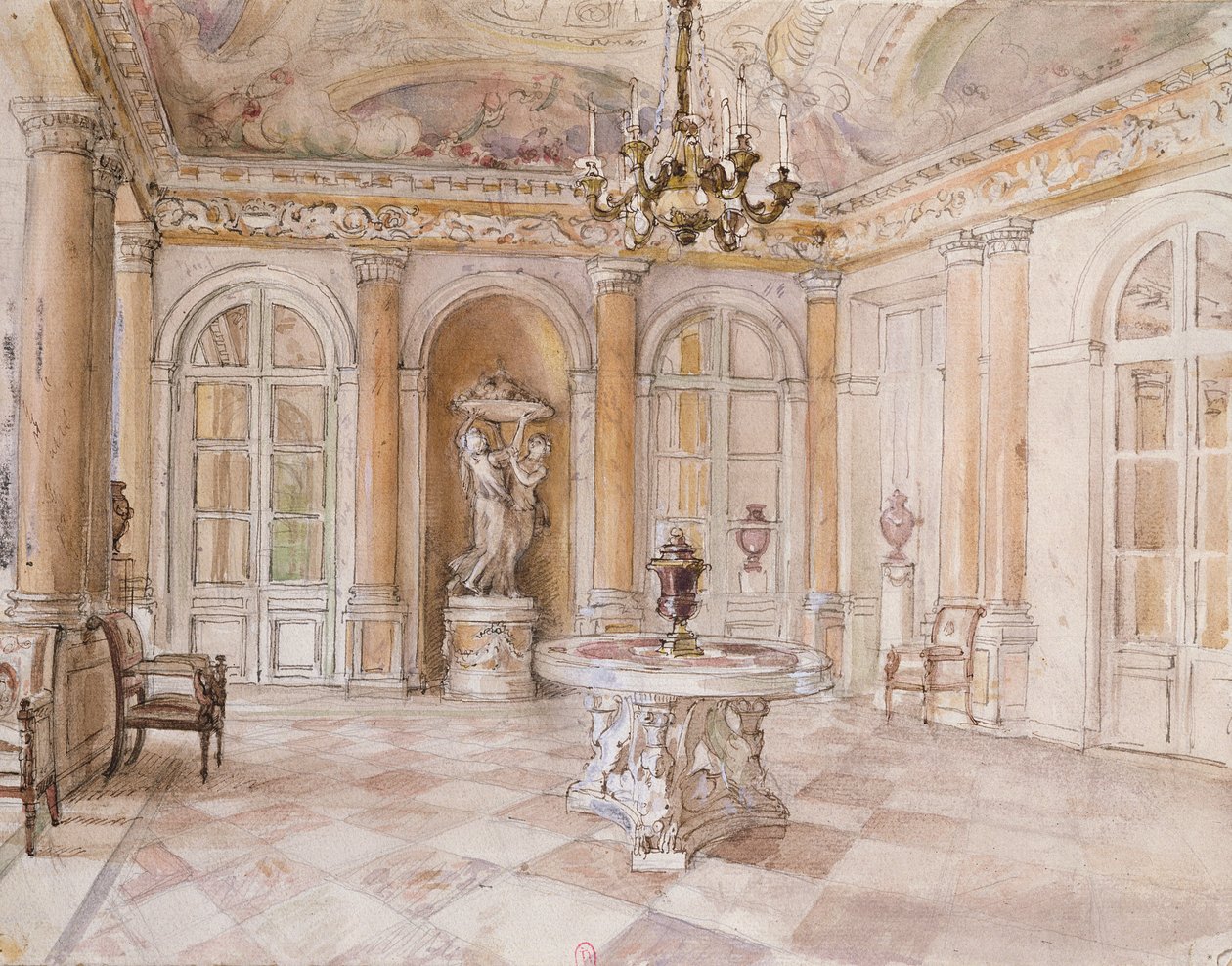 Interior View of Jacques Doucet