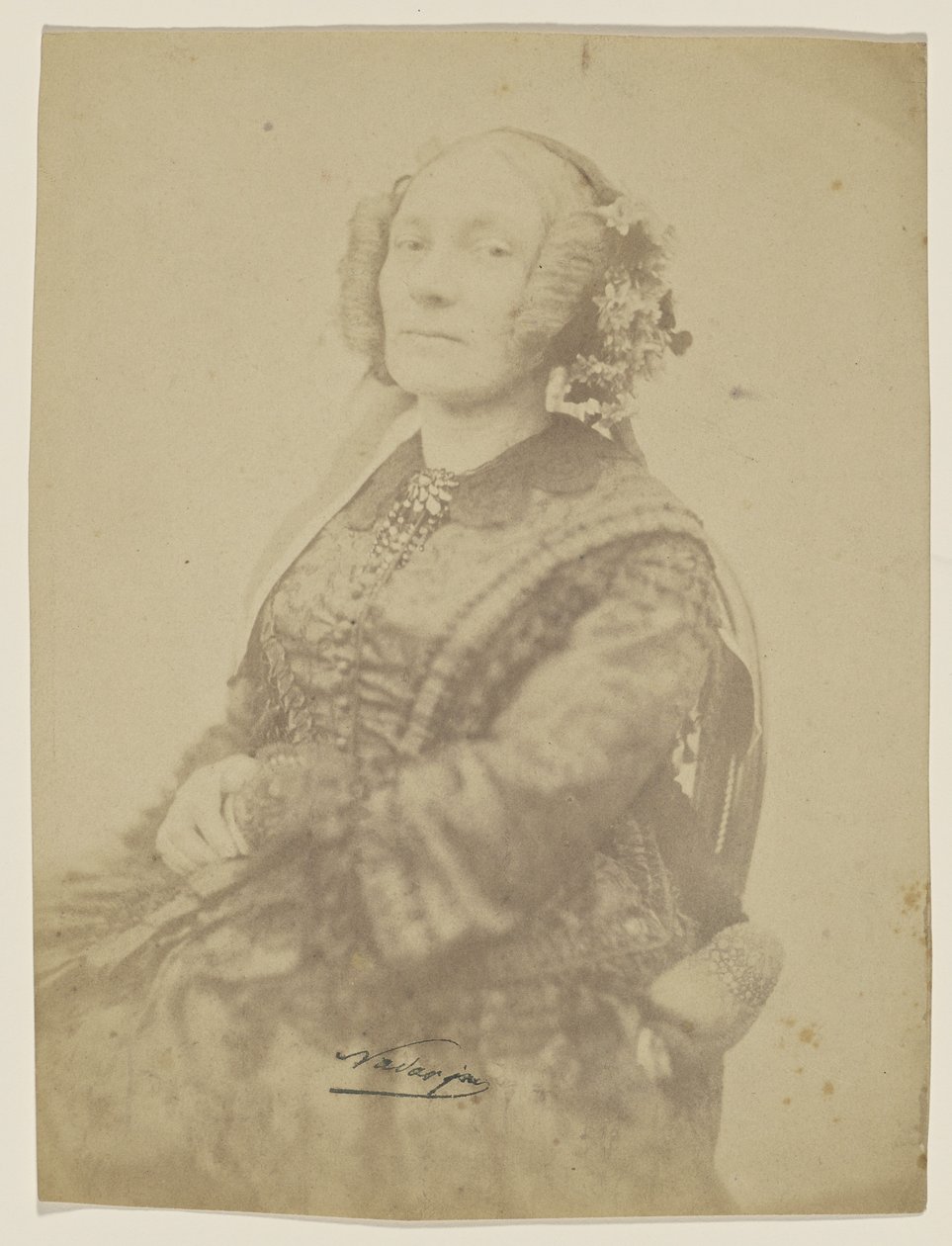 Mme. Fauquet by Adrien Alban Tournachon