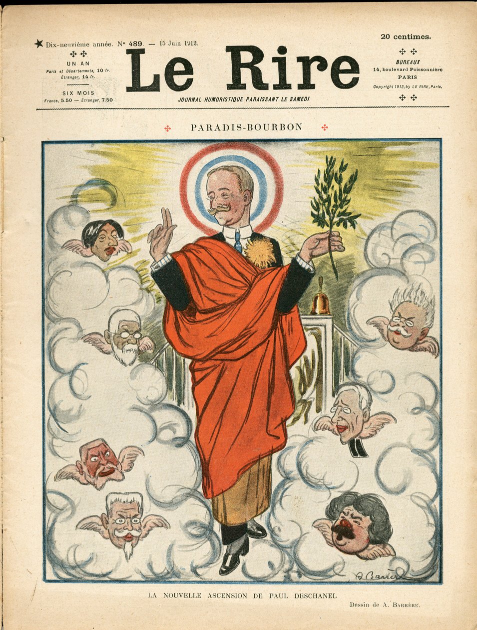 Cover of Le Lire, Satirical in Colors by Adrien Barrere