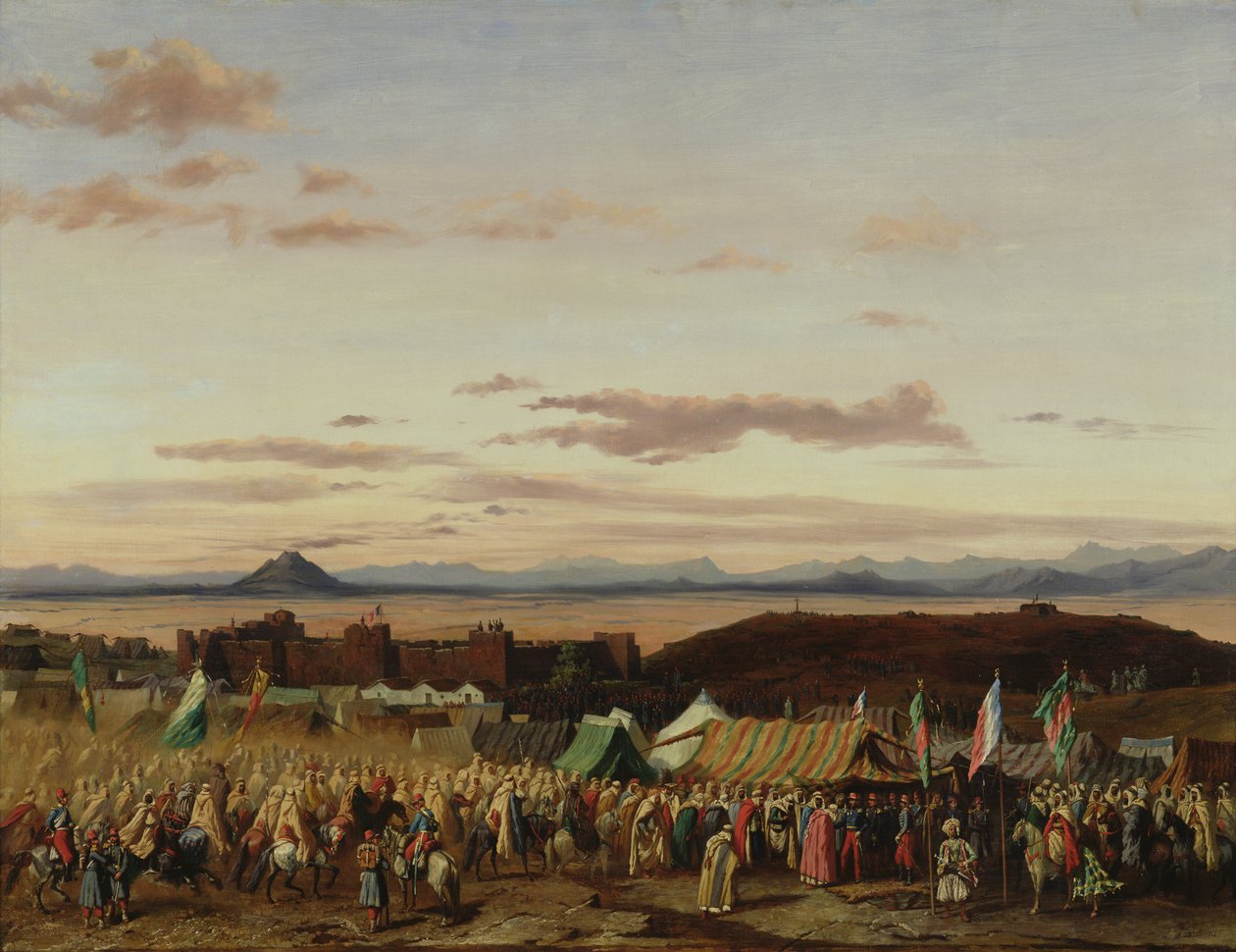 The Taking of Setif during the Conquest of Algeria by Adrien Dauzats