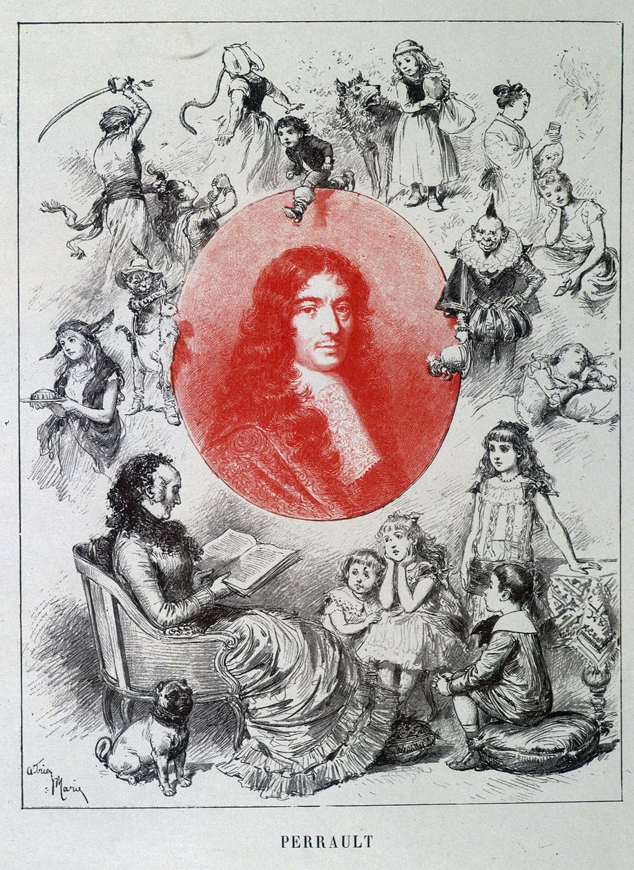 Portrait of Charles Perrault - in 