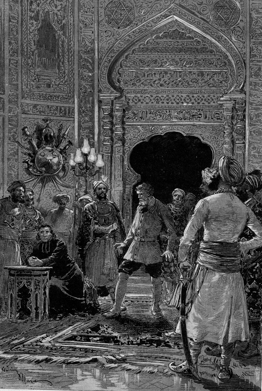 Theatrical representation: Scene VI of 