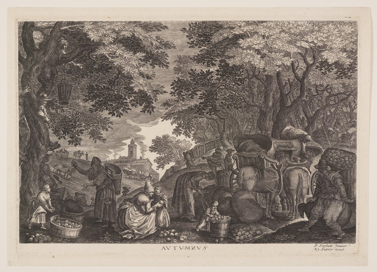 Autumn, from The Four Seasons by Aegidius Sadeler II