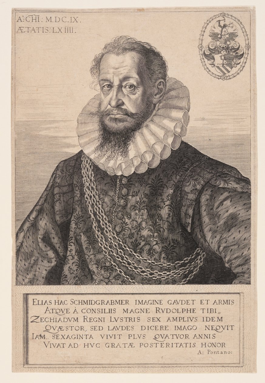 Elias Schmidgrabner, Councilor of Finance by Aegidius Sadeler II