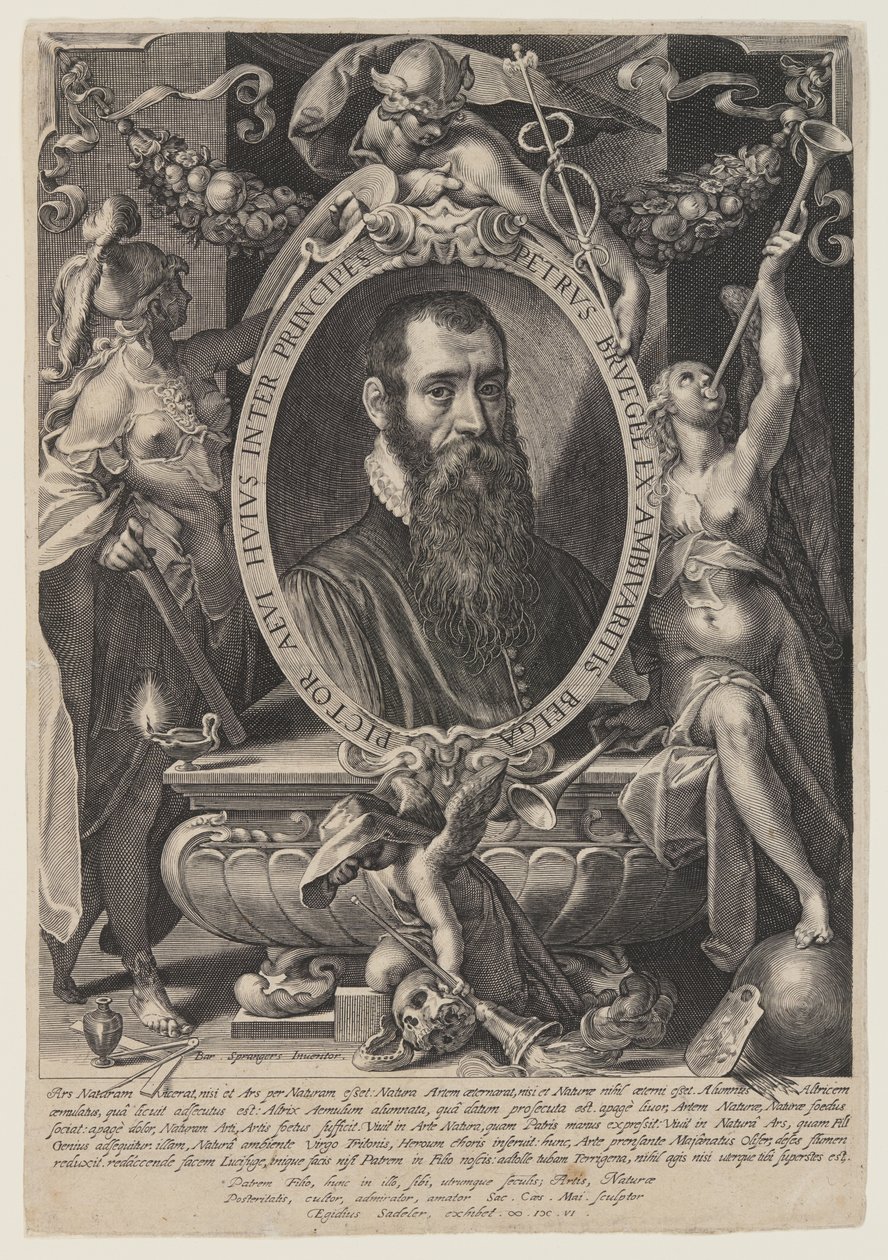 Pieter Brueghel II by Aegidius Sadeler II