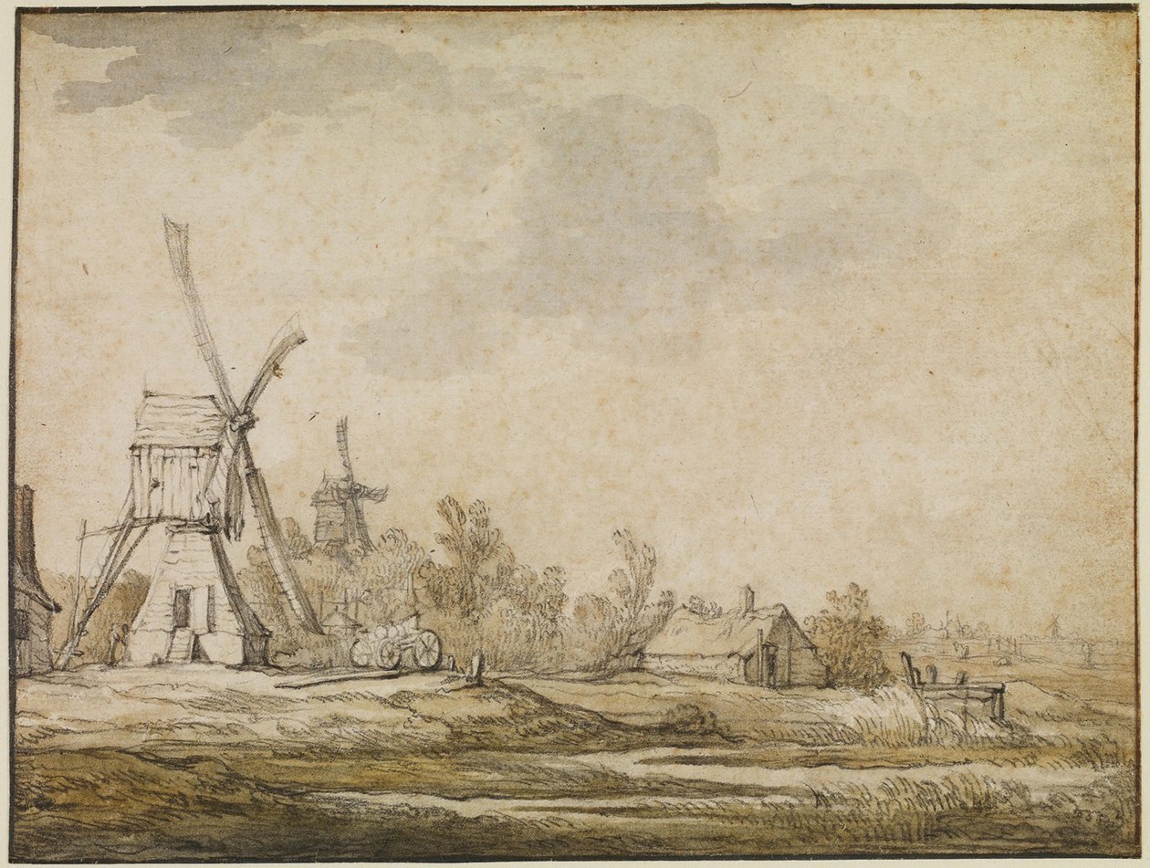 A Landscape with Mills by Aelbert Cuyp