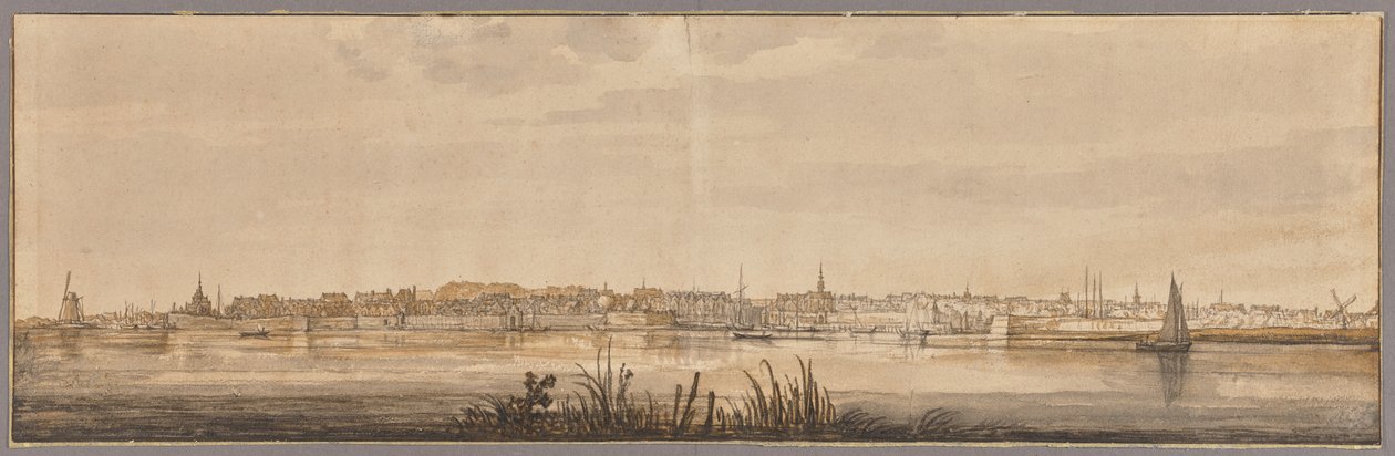 Panoramic View of Dordrecht and the River Maas by Aelbert Cuyp