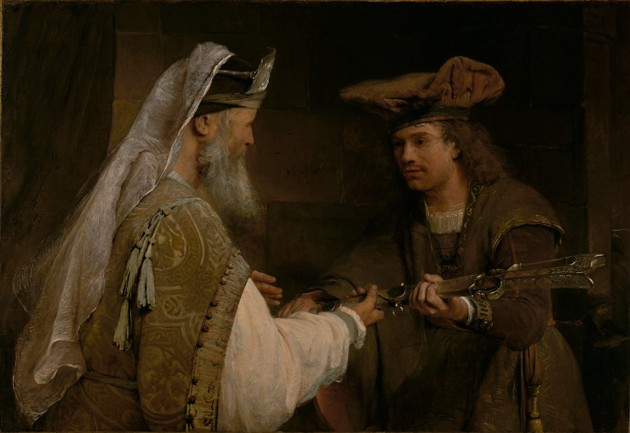 Ahimelech Giving the Sword of Goliath to David by Aert de Gelder