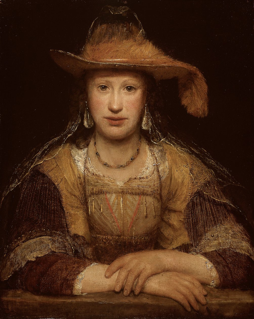 Portrait of a Young Woman by Aernt de Gelder