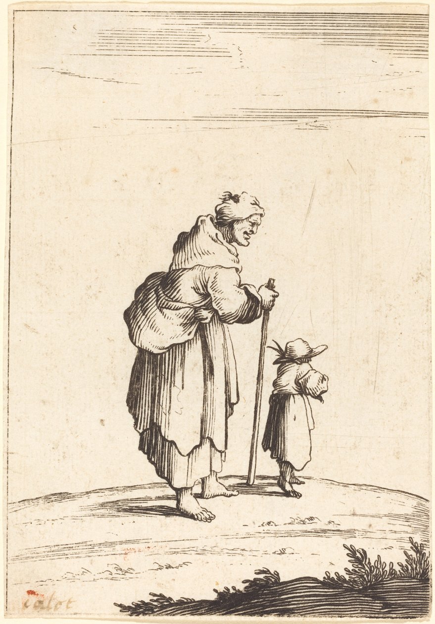 Beggar Woman and Child by After Jacques Callot