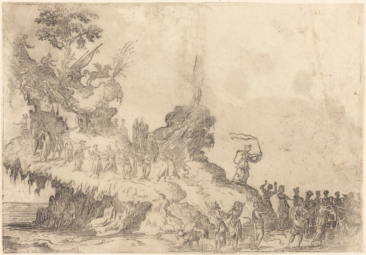 The Float of Mount Parnassus by After Jacques Callot