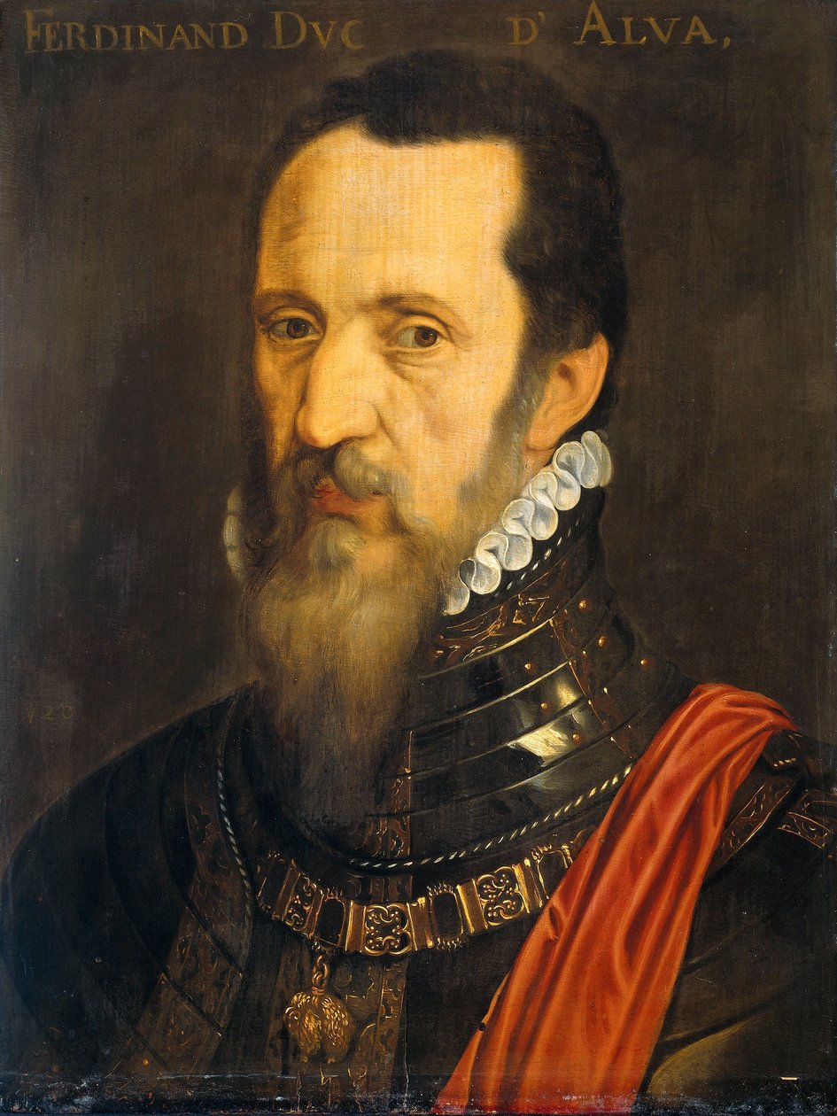 Portrait of Fernando Alvarez de Toledo, Duke of Alba by After Willem Key